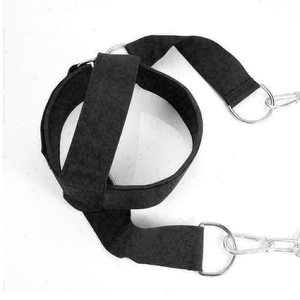 Arnés de Cuello de Alta Calidad para Levantamiento de Pesas, Entrenamiento de Cuello, Desarrollo Muscular, con Cadena Larga de Acero Ajustable y Correa - Product Image 4