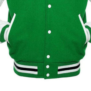 Veste universitaire en coton respirant à 100 %, design OEM, pour hommes, douce et confortable, design et logo personnalisés, veste universitaire de baseball - Product Image 5