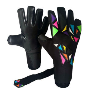 Guantes de Portero Profesionales de Látex de 4 mm, Transpirables, Impermeables, Protección Completa para los Dedos, Unisex, para Fútbol, Personalizables - Product Image 1