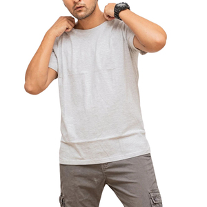 เสื้อยืดผู้ชายแบบยืดหยุ่น ผลิตจากผ้าที่ระบายอากาศได้ดี สวมใส่สบาย ทรงหลวม เหมาะสำหรับใส่ไปยิม ใส่ลำลอง และแฟชั่นในชีวิตประจำวัน - Product Image 3