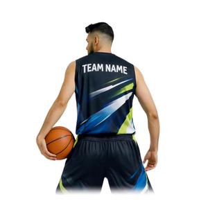 Uniforme de Baloncesto Personalizado de Alta Calidad, Uniforme sin Mangas Transpirable con Pantalones Cortos para Sublimación, Alta Visibilidad en la Cancha - Product Image 5