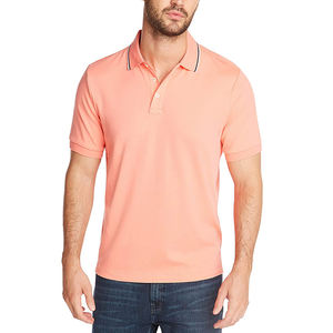 Premium Men's for Polo Shirt Classic Fit Algodón suave con patrón de estampado de características antiarrugas Moda mejor calificada para uso diario - Product Image 4