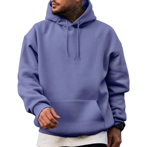 Sweat-shirts à capuche unisexes de haute qualité pour hommes, streetwear, pull-overs, vente en gros, sweats à capuche personnalisés avec logo brodé, sweats à capuche vierges pour hommes - Product Image 1