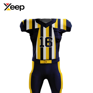 Uniforme de Fútbol Americano Personalizado XEEP Transpirable XC-AFU-35 para Hombre Adulto, Poliéster Estampado por Transferencia de Calor de Alta Calidad - Product Image 2