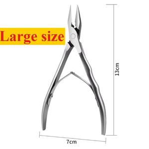 Coupe-ongles à lame droite pour ongles incarnés épais, outil de manucure pour enlever les strass et gemmes - Product Image 1