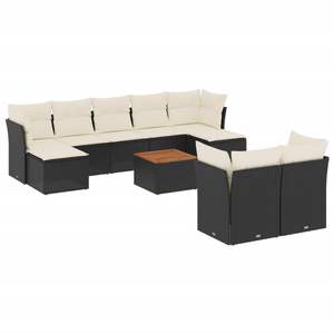 Black Garden <b>Sofa</b> <b>Set</b> - Product Image 2