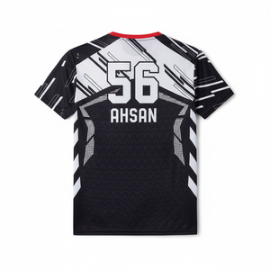 Maillots de football d'été pour hommes adultes, personnalisables avec nom et numéro d'équipe, impression par sublimation, respirants, anti-humidité, séchage rapide, très demandés - Product Image 4