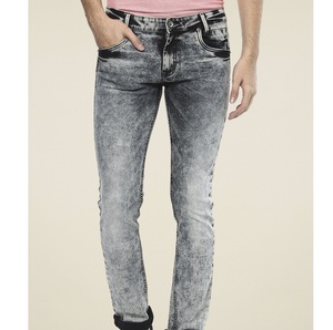 Fabrication sur mesure OEM, usine de production, nouveau style, jeans décontractés pour hommes, denim noir respirant, devant plat, grande taille, prix bas - Product Image 6