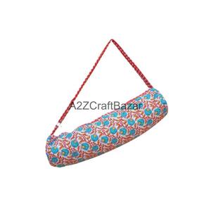 Yoga Bags 100% Cotton Quilted Multifunctional Gym Bag Zipper Travel <b>Luggage</b> Outdoor Sport Casual Eco-Friendly Reusable - Product Image 1