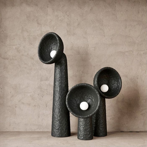 Lámpara de Pie de Papel Maché Moderna y Ecológica de Alta Calidad, con Pantalla Amarilla LED G9, Regulable, de 55 Pulgadas, para Sala de Estar Interior - Product Image 5