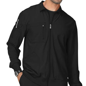 Trending Doctor Uniforms Medical Nursing Scrubs Uniform Clinic Scrub Jackets <b>Long</b> <b>Sleeve</b> <b>Black</b> <b>Tops</b> Uniform Men - Product Image 3