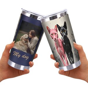 Stainless Steel Tumbler 20oz Double Wall Vacuum <b>Insulated</b> Travel <b>Cup</b> With Lid For Hot Cold Drinks - Product Image 2