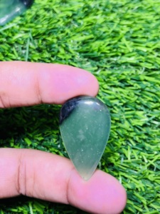 Serpentine verte naturelle cabochon, toutes formes mélangées, pierre précieuse vert olive, FAIJAN GEMS, évaluation tierce, prix de gros, bijoux - Product Image 3