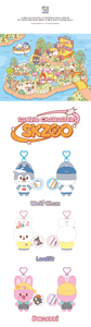 Peluche Stray Kids 10CM PLUSH MINI PICKET Ver. SKZOO X SANRIO CHARACTERS Musique pop coréenne Matériel papier et plastique Enfants - Product Image 3