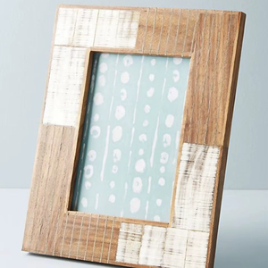 Handmade Bone Inlay Wooden Photo <b>Frame</b> Tabletop Rectangular Picture Holder Natural Mango Wood Art Decor For Home Office Display - Product Image 1