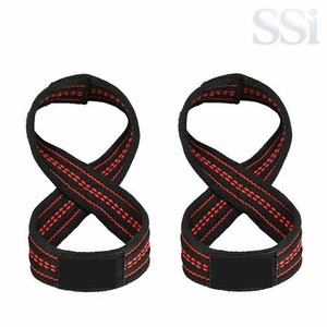 Sangles de levage universelles en forme de 8 pour la musculation, avec support rembourré pour les poignets, pour hommes et femmes, entraînement de musculation, fitness - Product Image 2