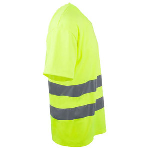 T-shirts à col rond sur mesure de haute qualité pour hommes, à haute visibilité, à manches courtes, réfléchissants, de sécurité, pour les travailleurs - Product Image 3