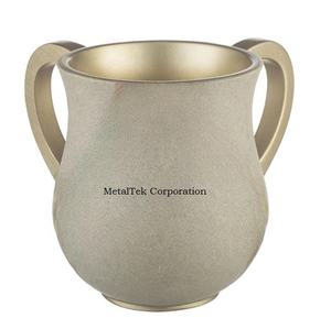 Elegante taza de resina polivinílica Netilat Yadayim colores vibrantes manijas dobles para Judaica ritual judío lavado de manos perfecto para Shabat - Product Image 5