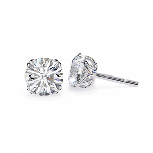 Pendientes de Diseño con Diamantes Cultivados en Laboratorio, Corte Redondo, E VS 1ct Cada Uno, Oro de 18K, Certificados por IGI, para Regalo, Fiesta y Aniversario - Product Image 6