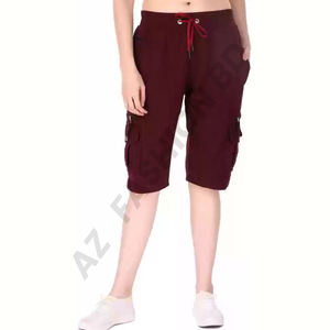 Pantalones cortos cargo de mujer de calidad superior, transpirables y elegantes de Bangladesh, precios al por mayor para exportación mundial - Product Image 2