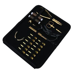 Hair Extension Salon Tools <b>Set</b> for Wholesale Use with Flat Beads Crimper Loop Hook Tool C Needles Wig Threads Parting Clips - Product Image 1