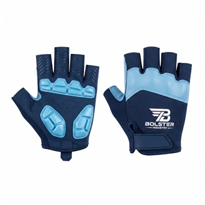 Gants de cyclisme Kinetic Bolster Industry, demi-doigts, respirants, antidérapants, évacuant l'humidité, tricotés avec revêtement en polyuréthane, unisexe - Product Image 1