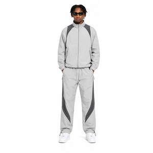 Survêtements en nylon professionnels pour hommes, respirants, pour l'entraînement physique, vêtements personnalisés OEM ODM, usine de vêtements en gros, survêtements en nylon - Product Image 1