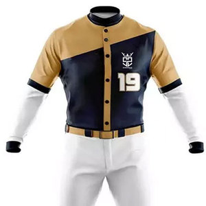 Uniforme de Béisbol de Alta Calidad para Equipos, Talla Grande, Material Duradero, Diseño Moderno, Precio Bajo - Product Image 3