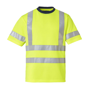 <b>Top</b> Selling High Visibility Workwear Unisex Safety T-Shirts Short Sleeve <b>Reflective</b> Tape Security Worker Construction T-Shirts - Product Image 1