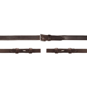 Riendas de cuero de caballo ligeras personalizables Slim 13mm Durable No Stop Equipment para ecuestre - Product Image 4