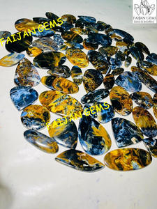 Lote de piedra suelta multipietersita, cabujón de pietersita Natural, piedra preciosa FAIJAN GEMS, modelo C42, evaluado por terceros para único - Product Image 2