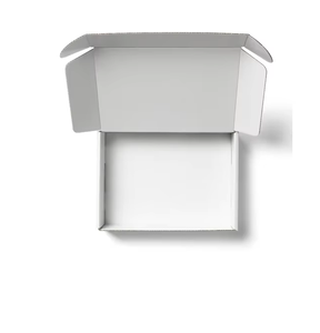 Caja de correo blanca de 3 capas, 7 x 7 x 4 pulgadas, ligera, para envíos, regalos, suscripciones, almacenamiento de productos y entrega. - Product Image 4