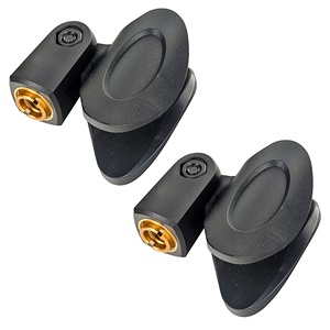 ที่ยึดไมโครโฟนแบบ 5 แกน 2 ชิ้น พร้อมอะแดปเตอร์สกรู 5/8 ถึง 3/8 นิ้ว - Product Image 1