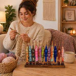 Premium Quality Best Handmade Resin <b>Crochet</b> <b>Hooks</b> Hand Knitting Accessory Comfortable Knitting Needles <b>crochet</b> <b>Hooks</b> - Product Image 1