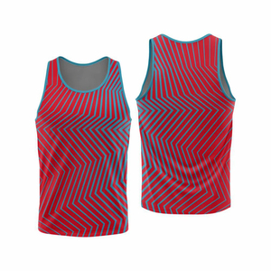 Men Sublimation <b>Tank</b> <b>Top</b> Breathable Eco-Friendly Quick Dry Fully Customized Anti Wrinkle High Quality Reasonable - Product Image 5