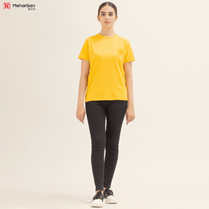 French Terry Oversized Plain T Shirt Women Heavyweight Thick Blank Cotton Tee Custom Logo Streetwear Summer <b>Tops</b> - Product Image 4