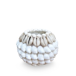 Portavelas Artesanal de Cristal Natural Ecológico y Duradero Gubuk Bali, Decoración para el Hogar, Centro de Mesa - Product Image 1