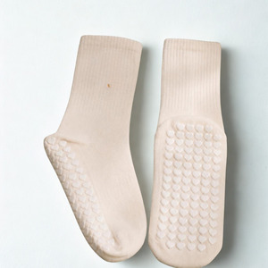 <b>Custom</b> Logo Women Anti Slip Yoga <b>Socks</b> Breathable Crew Sports <b>Socks</b> <b>Grip</b> Pilates Training <b>Socks</b> OEM <b>Custom</b> - Product Image 1