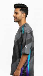 เสื้อยืดโอเวอร์ไซส์ลายพิมพ์สไตล์คนเมือง แฟชั่นสตรีทแวร์ลำลองสำหรับผู้ชาย - Product Image 5