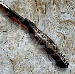 Couteau de survie Bowie de style Rambo en acier D2 fait main de 12 pouces, couteau à lame fixe pour la chasse et le camping avec étui en cuir, meilleur cadeau - Product Image 5