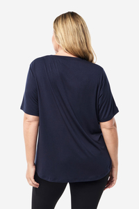 Camiseta de Manga Corta para Mujer, 100% Algodón, Cuello Redondo, Corte Regular, Suave, Básica, Venta al Por Mayor Personalizada - Product Image 4