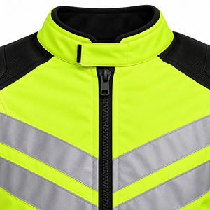 Blouson moto haute visibilité pour homme, veste réfléchissante pour la conduite de nuit, fournisseur OEM, vente en gros, logo personnalisé disponible, vêtements pour motards - Product Image 3