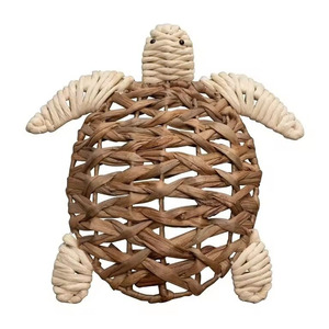 Meilleures ventes : Assiettes de présentation en jonc de mer motif crabe, tailles personnalisables, variété de couleurs, sets de table en rotin faits à la main pour la décoration de table Vietnam HNH - Product Image 2