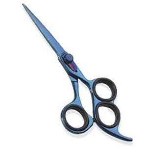 Premium Grade Titanium Blue Coated Hair Styling Scissors 6 Inch 6.5 Inch Barber <b>Shears</b> Razor Sharp Edge Salon Hair Cutting Tool - Product Image 3