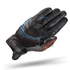 Gants de moto en cuir de haute qualité pour hommes - Gants de course tout-terrain à doigts entiers avec design respirant et antidérapant, tailles personnalisables - Product Image 2