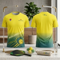 Camiseta Promocional Personalizada de Vietnam Airlines para Pickleball, OEM ODM, al por Mayor, Absorbente de Humedad, Unisex, Manga Corta, Ropa Deportiva de Poliéster