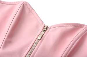 Corset amincissant pour femme avec fermeture éclair sur le devant, gaine sculptante, lingerie bustier tendance, écologique, style gothique - Product Image 5