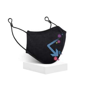 Elegante tela de algodón ligera estilo fiesta de Año Nuevo, diseño de dibujos animados, cuidado de la piel, venta al por mayor, marca privada, nueva moda, seda facial. - Product Image 3