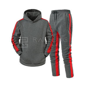 Vente chaude à la mode Slim Fit hommes survêtement vêtements d'entraînement confortable fermeture éclair hommes survêtement - Product Image 1