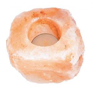 Portavelas de Sal Rosa del Himalaya Natural Tallado a Mano, Estilo Náutico, Tacto Real, Ecológico, Tamaño Personalizado, Navidad - Product Image 4